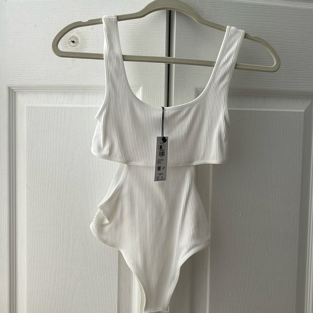 Garage white bodysuit